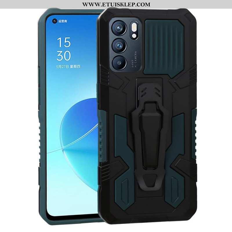 Futerały do Oppo Reno 6 5G Robot Z Zaczepem Na Pasek